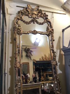 Magnifica specchiera francese integra h 190 x80